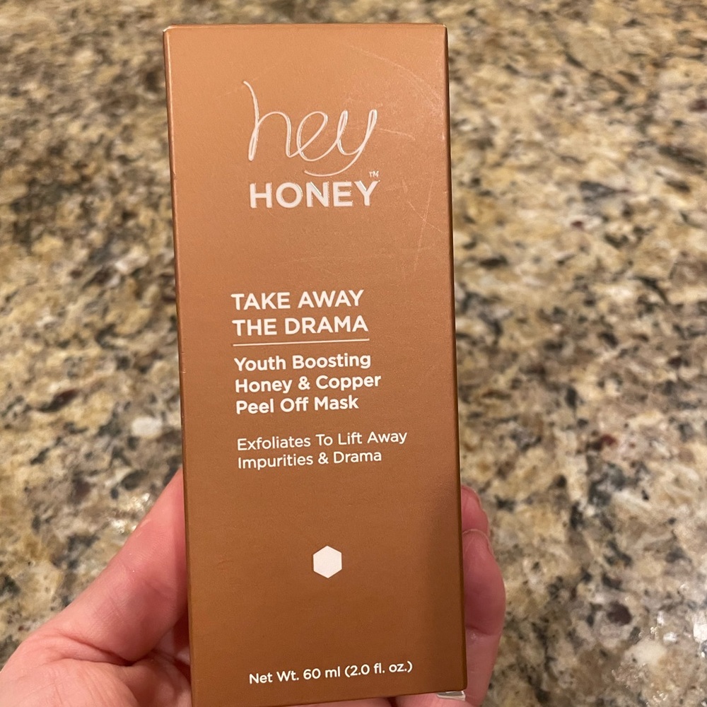 Hey Honey Take Away the Drama Youth Boosting Peel Off Mask Full Size BNIB